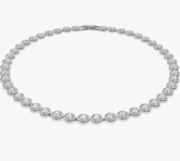 Swar*vski - White Rhodium plated Una Angelic Necklace - 5117703